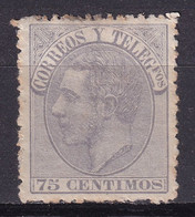 1882 ALFONSO XII 75 Cts NUEVO*. VER - Neufs