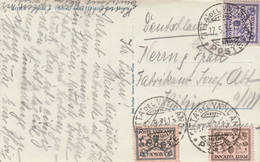 Vatican Carte Postale Pour L'Allemagne 1931 - Briefe U. Dokumente