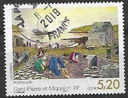 St PIERRE ET MIQUELON:territire D'outre Mer Les Graves N°709  Année:2000 - Usados