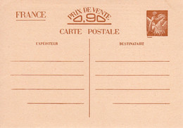 Carte Postale - Iris 0.90F - Postales Tipos Y (antes De 1995)