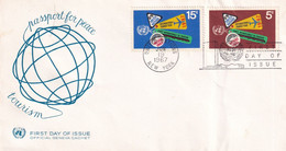 Nations Unies - Passport For Peace - Tourism 19 06 1967 - Storia Postale