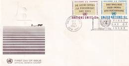 Nations Unies - Towards Disarmement 24 10 1967 - Storia Postale