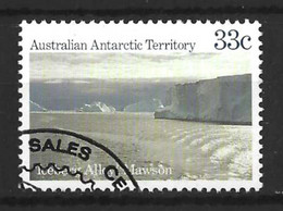 AUSTRALIAN ANTARCTIC TERRITORY...QUEEN ELIZABETH.II..(1952-22.)..." 1984."...ICEBERG ALLEY.......33c.....SG77.......VFU. - Used Stamps