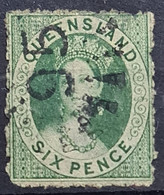 QUEENSLAND 1865 - Canceled - Sc# 20 - Oblitérés