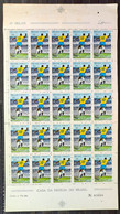 C 658 Brazil Stamp One Thousand Goal Pele Football Soccer 1969 Sheet - Andere & Zonder Classificatie