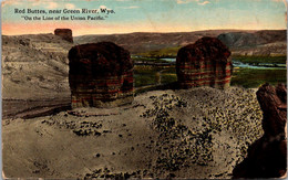 Wyoming Red Buttes Near Green River Curteich - Green River