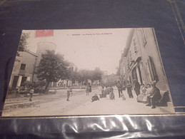 H7- La Place,La Tour Et L'Eglise - Grigny