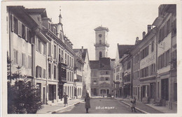 Cpa-sui- Delemont -animée- Avenue De La Sorne -edi Perrochet Matile N°127 - Delémont