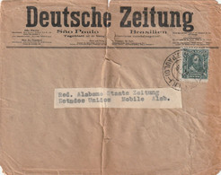 Deutsche Zeitung Brazil Old Cover Mailed - Lettres & Documents