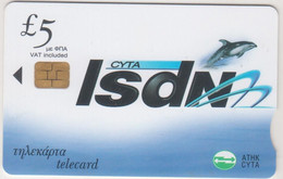 CYPRUS - Promotional Telecard By Cyta Isdn, CHT10 , 08/02, £5, Used - Zypern