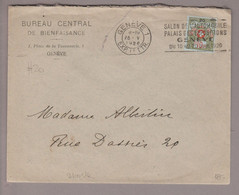 CH Portofreiheit Zu#9 10Rp. GR#20 Brief 1926-05-25 Genève Bureau Central De Bienfaisance - Vrijstelling Van Portkosten