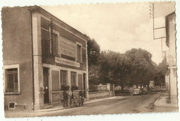 Courson Les Carrieres Le Bureau De P T T Sur La Route D Auxerre - Courson-les-Carrières