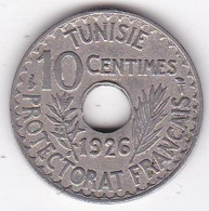 Protectorat Français . 10 Centimes 1926, En Cupro Nickel, Lec# 111 - Tunisia