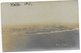 -2752 - MALTE Fort Tigne 1919 Photo Carte - Malta