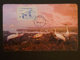 S 30 CANADA   BELLE CARTE  1955   QUEBEC  ++AFFRANCH. INTERESSANT ++ - Briefe U. Dokumente