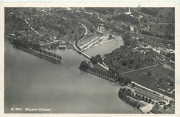 Switzerland Postcard Augster Stausee Aerial View 1959 - Augst