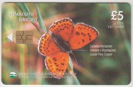CYPRUS - Lycaena Thersamon (Butterfly) ,1101CY, 09/01, Tirage 120.000, Used - Zypern