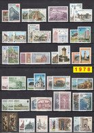 Europa CEPT 1978 Annata COMPLETA 65 Fbolli Nuovi **/MNH - Années Complètes