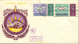 488344 MNH NUEVAS HEBRIDAS 1965 AÑO INTERNACIONAL DE LA COOPERACION - Collections, Lots & Series