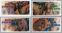136180 MNH VATICANO 2003 MOSAICOS DE LA BASILICA DE SAN PEDRO - Used Stamps