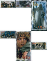 110410 MNH NUEVA ZELANDA 2002 EL SEÑOR DE LOS ANILLOS - Variétés Et Curiosités