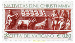 158782 MNH VATICANO 2004 NAVIDAD - Used Stamps