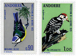 65200 MNH ANDORRA. Admón Francesa 1973 PROTECCION DE LA NATURALEZA - Sammlungen