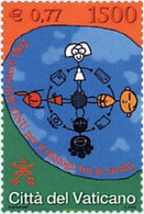86504 MNH VATICANO 2001 AÑO INTERNACIONAL DEL DIALOGO ENTRE CIVILIZACIONES - Used Stamps