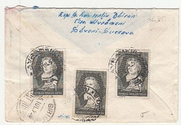 FAMOUS PEOPLE, WRITERS, FRIEDRICH SCHILLER, STAMPS ON REGISTERED COVER, 1956, ROMANIA - Brieven En Documenten