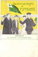 ESPERANTO Genevo 1906 * CPA Publicitaire Illustrateur CONINCK * Kongreso Esperanto à Genève Suisse Schweiz - Philosophie