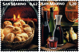 167261 MNH SAN MARINO 2005 EUROPA CEPT 2005 - GASTRONOMIA - Gebruikt