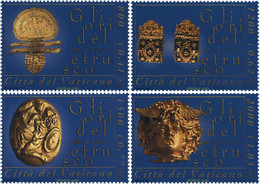 87310 MNH VATICANO 2001 TESOROS DEL MUSEO ETRUSCO - Gebruikt