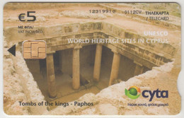 CYPRUS - Tombs Of The Kings - Paphos ,0112CY, 04/12, Tirage 75.000, Used - Zypern