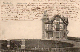 Membach  Chateau  Amélie Voyagé En 1906 - Baelen