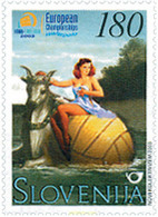 125904 MNH ESLOVENIA 2003 CAMPEONATOS DEL MUNDO DE WATERPOLO - Water-Polo