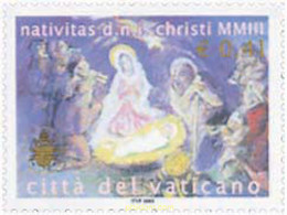 142078 MNH VATICANO 2003 NAVIDAD - Used Stamps