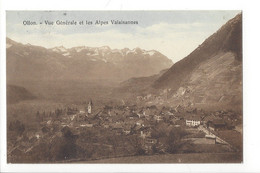 30743 - Ollon Vue Générale Et Les Alpes Valaisannes - Ollon