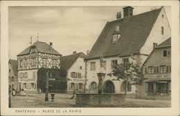 67 CHATENOIS / Place De La Mairie / CARTE ANIMEE - Chatenois