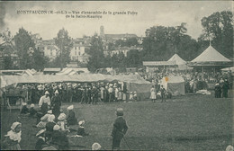 49 MONTFAUCON MONTIGNE / Vue D'ensemble De La Grande Foire De La Saint Maurice / CARTE ANIMEE - Montfaucon