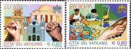 190256 MNH VATICANO 2006 EUROPA CEPT. LA INTEGRACION DE LOS INMIGRANTES SEGUN LA VISION DE LA GENTE JOVEN - Used Stamps