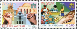 190256 MNH VATICANO 2006 EUROPA CEPT. LA INTEGRACION DE LOS INMIGRANTES SEGUN LA VISION DE LA GENTE JOVEN - Gebruikt