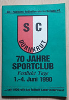 SC Dürnkrut Football Club Austria 70 Jahre Sportclub Festliche Tage 1. - 4. Juni 1990 - Boeken