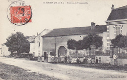 1910 ST-FIRMIN (54)- AVENUE DE TANTONVILLE AVEC TRES BELLE ANIMATION - Autres & Non Classés