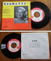 RARE French EP 45t RPM BIEM (7") ARABELLE «Marie Marie» (Gilbert Becaud, 1960) - Collector's Editions