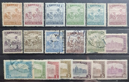 HUNGARY 1916-18 - MLH/canceled - Sc# 108-126 - Complete Set! - Used Stamps