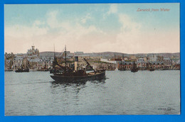 U.K. - Scotland - Shetland - Lerwick From Water - Vintage Postcard - Shetland