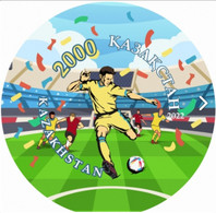 2022..KAZAKHSTAN..SOCCER WORLD CUP..(block Without Perforation)..NEW!!!! - 2022 – Qatar