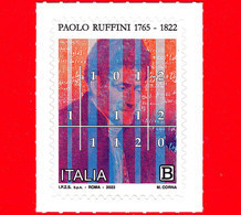 Nuovo - MNH - ITALIA - 2022 - 200 Anni Della Morte Di Paolo Ruffini, Matematico - B - 2021-...: Ungebraucht