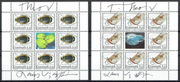 Lars Sjööblom. Denmark 2003.  Rare Insects. Michel 1338-1349 KLB  MNH. Signed. - Blocchi & Foglietti