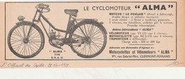 -  CYCLOMOTEUR ALMA - 001 - Otros & Sin Clasificación